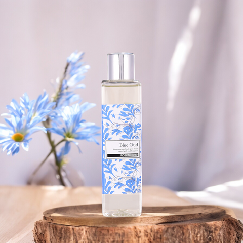 Rosemoore Blue Oud Scented Reed Diffuser Refill Oil 200 ml
