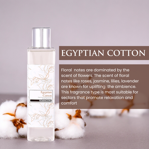 Rosemoore Egyptian Cotton Scented Reed Diffuser Refill Oil 200 ml