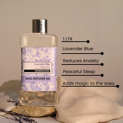 Scented Reed Diffuser Refill Oil 1 Litre Lavender Blue