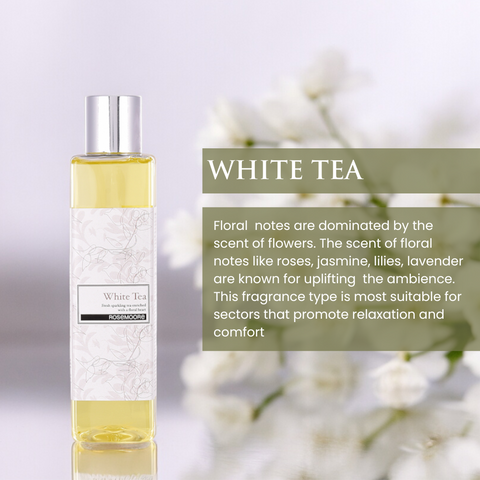 Rosemoore White Tea Scented Reed Diffuser Refill Oil 200 ml