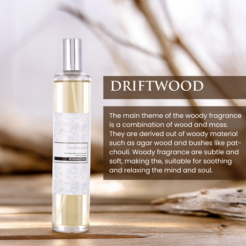 Rosemoore Driftwood Scented Home/ Room Spray 100ml