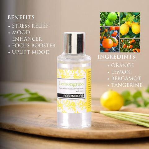 Rosemore Lemongrass Home Fragrance Scented Oil 15ml